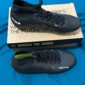 Men’s Soccer cleats black and neon green